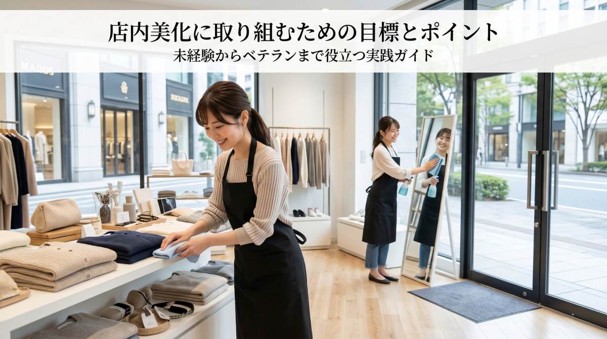 売れる店舗ができる！店内美化に取り組むための目標とポイント 