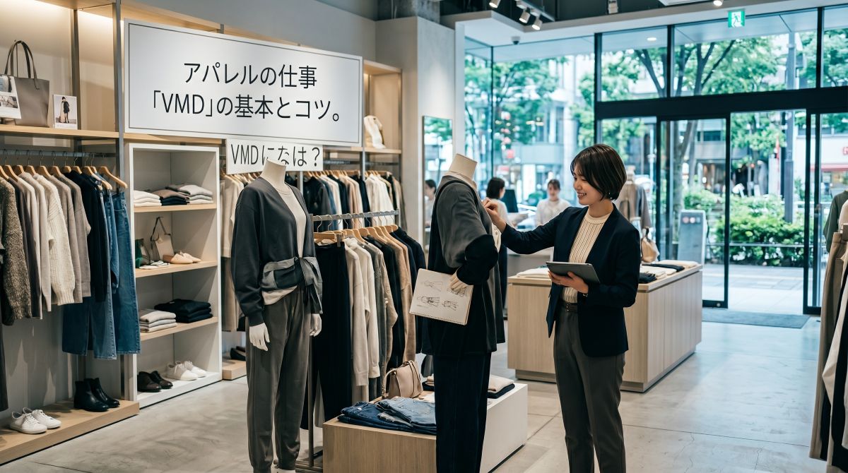 アパレルの仕事「VMD」の基本とコツ。VMDになるには？｜アパレル販売の