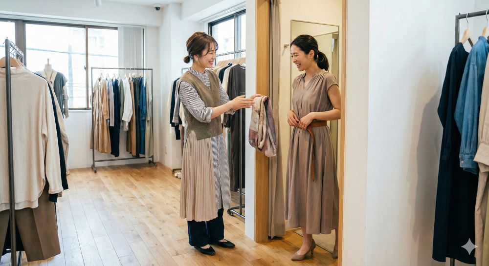 お客様も感激！アパレル接客の効果的なコーディネート提案｜アパレル 